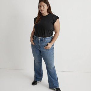 NWT Madewell Plus Skinny Flare Jeans in Elevere Wash Size 22W